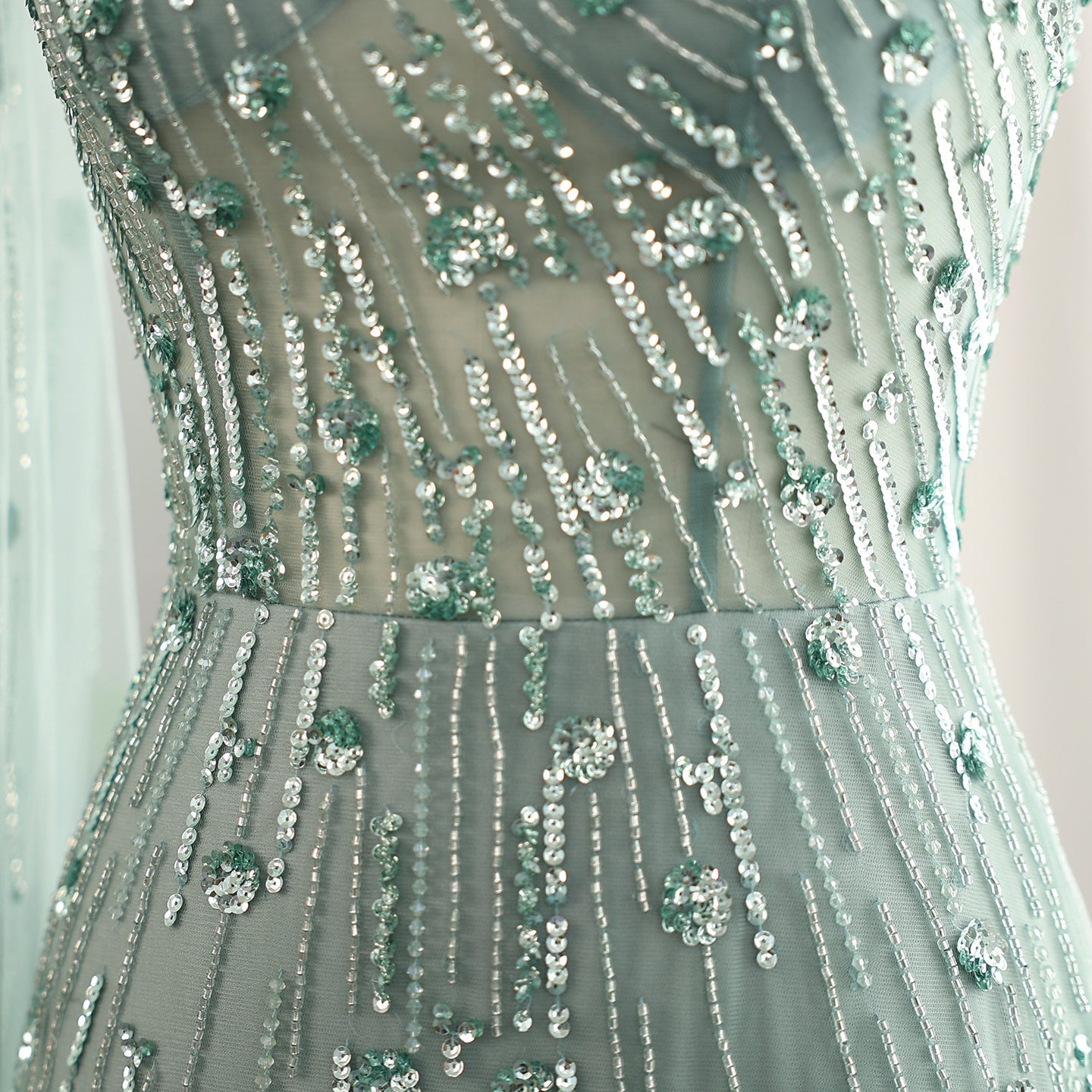 Luxury Beaded Black One Shoulder Evening Dress SS182