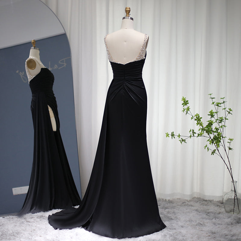 For Sale Luxury Purple High Slit Long Cocktail Party Dress RM128