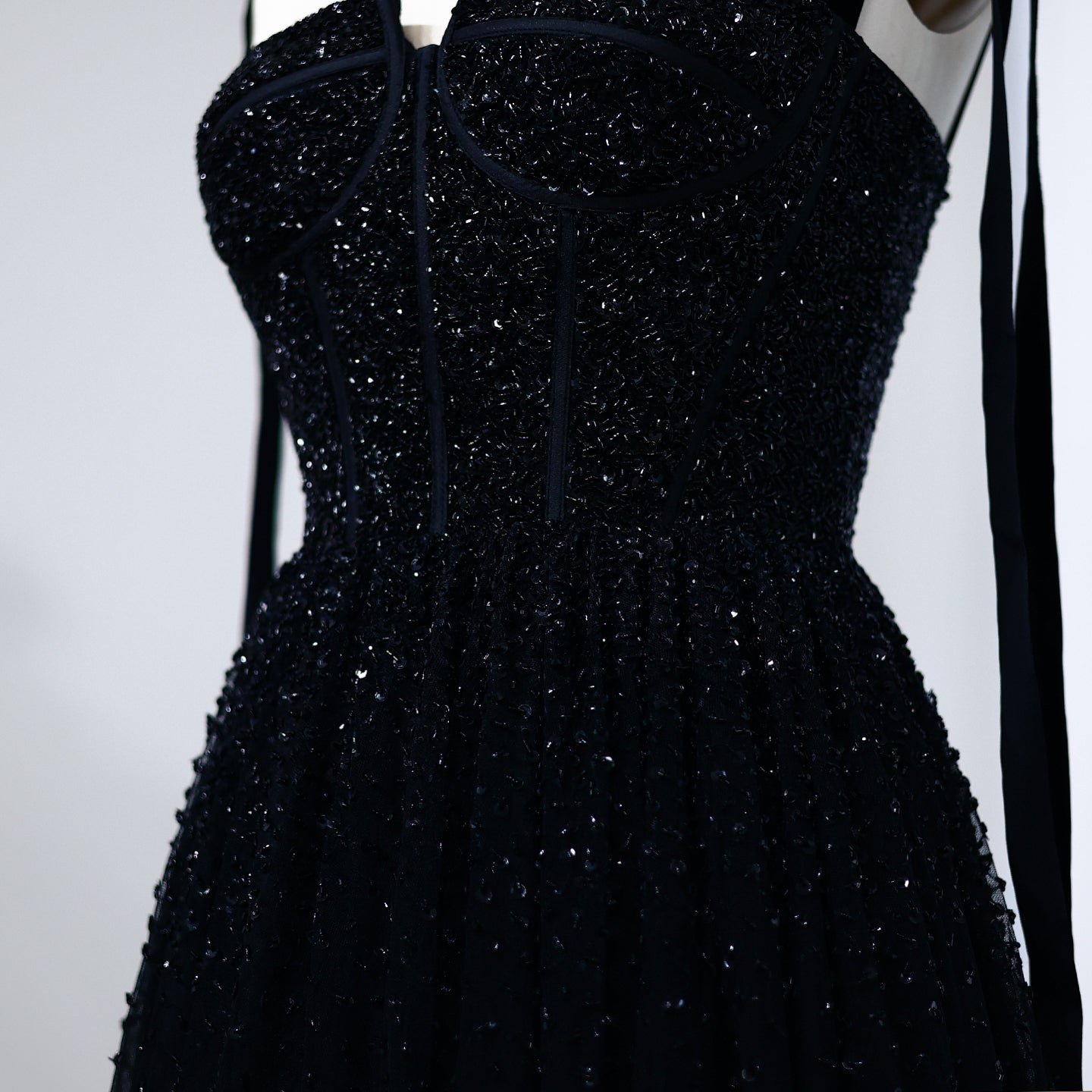 Luxury Beaded Red Evening Dresses with Straps SS263