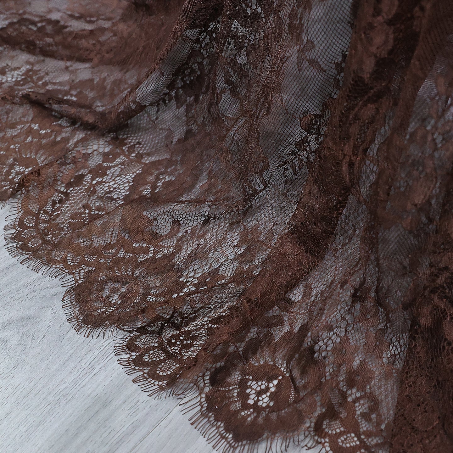 Elegant Lace Black Dress with Gloves SF017