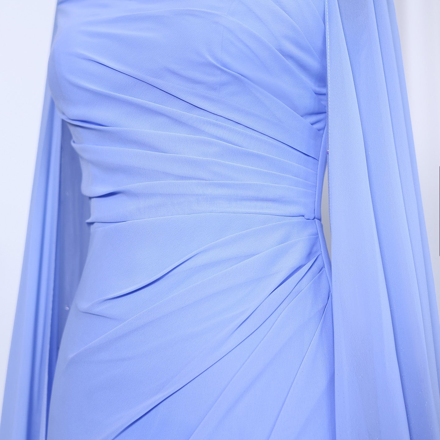 Elegant Green Long Sleeve Evening Dress SF051