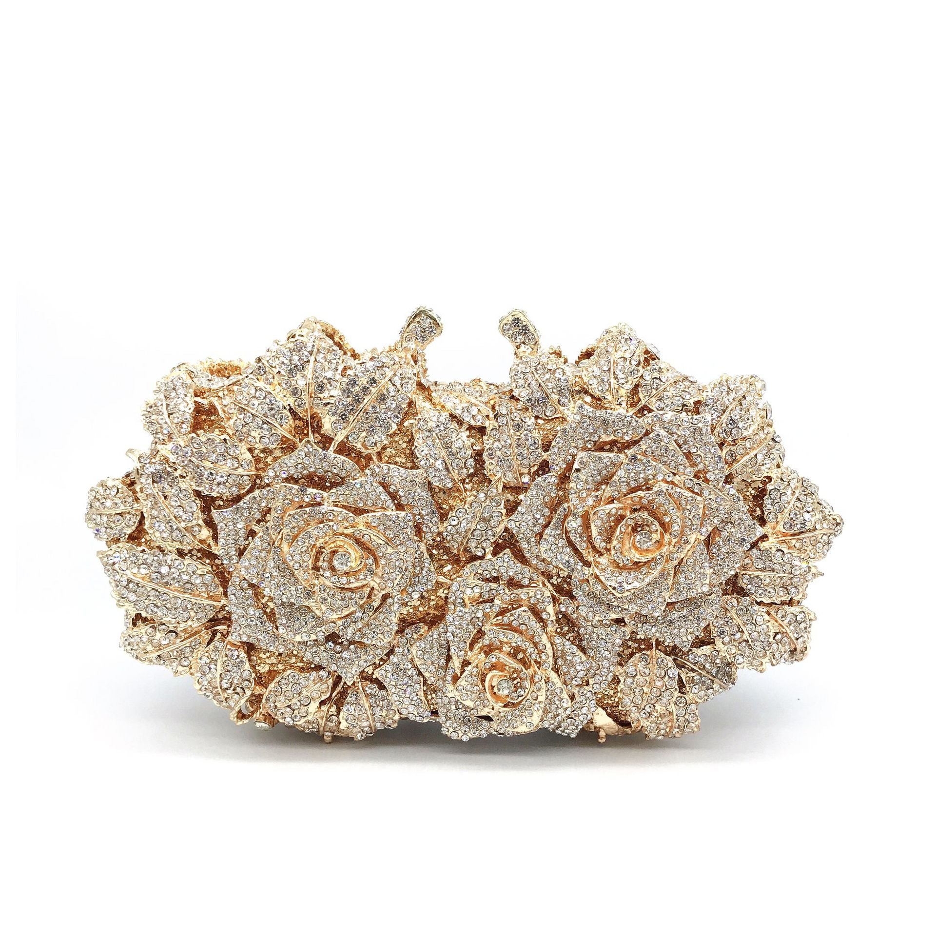 Rose-Shaped Party Clutch