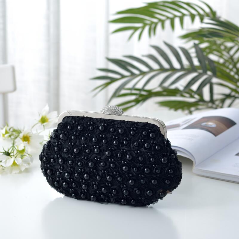 Rosaline Pearl Clutch