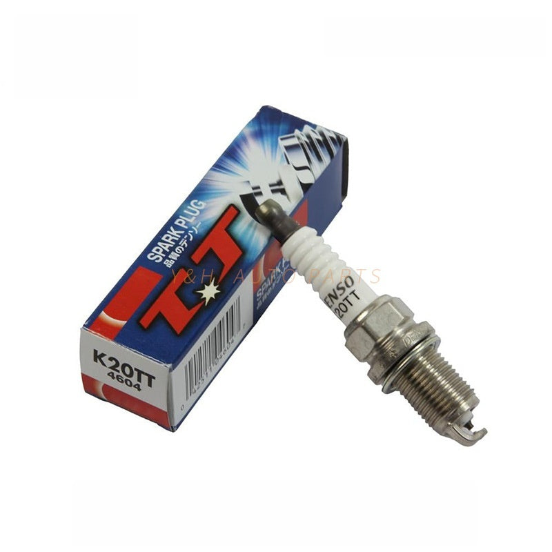 Double Iridium Spark Plug K20TT 4604 – High Performance Twin Tip Ignition Plug for Multi-Vehicle Use
