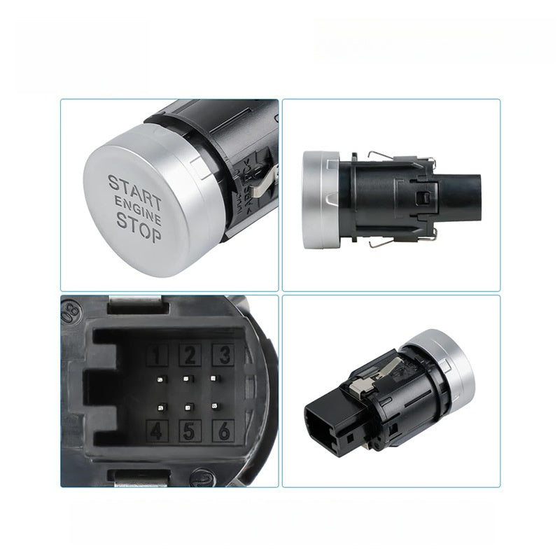 8U0905217A Engine Start Stop Button for Audi VW Push Start Ignition Switch Replacement