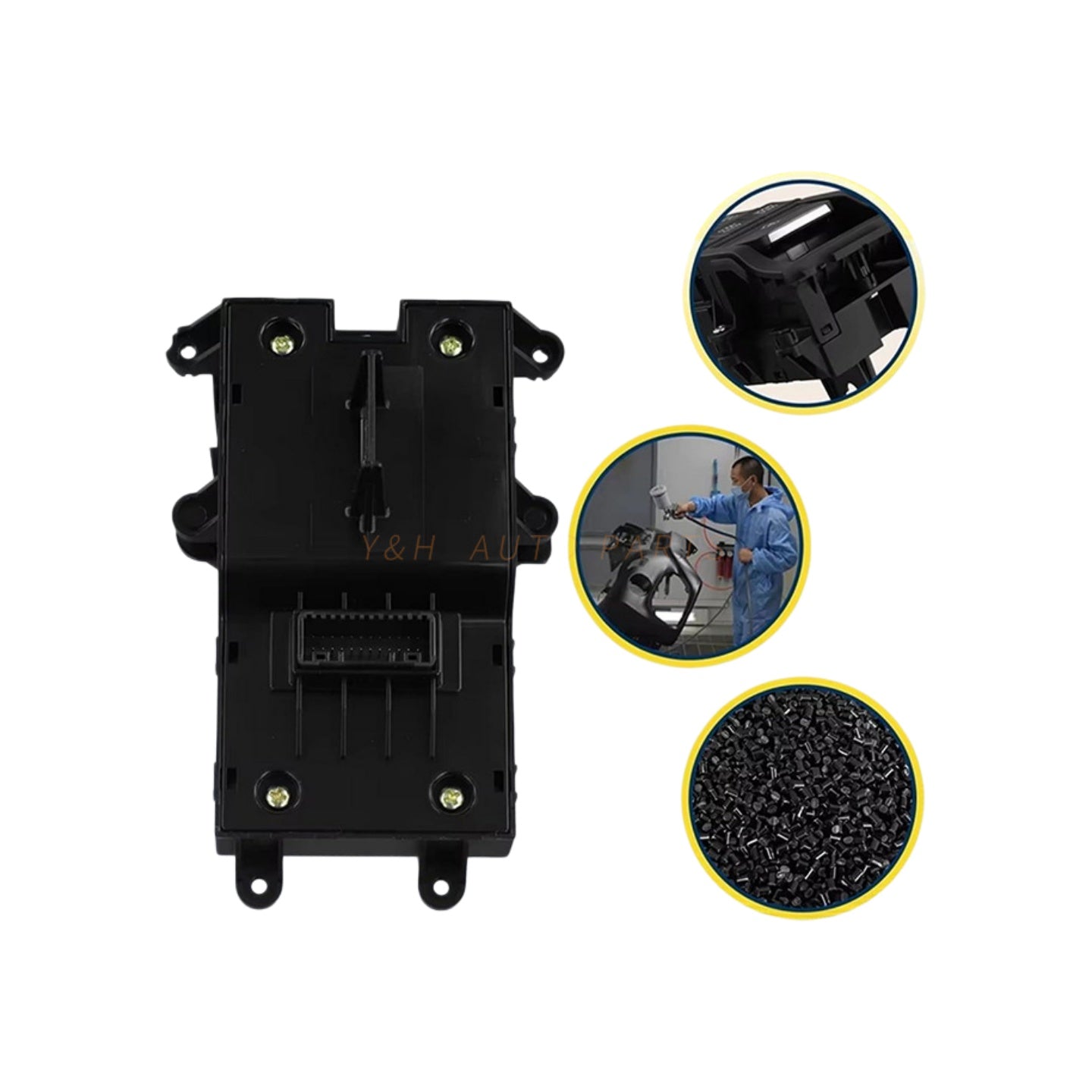 93300-D3010-4X Parking Brake Switch Parking Assist Switch Assembly for 2015-2017 Hyundai Tucson