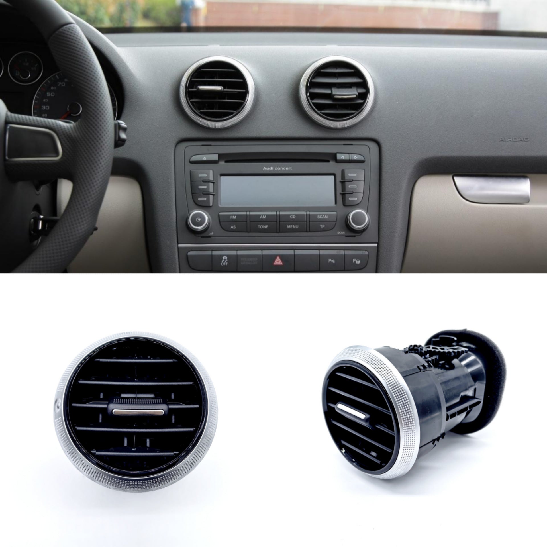 8P0820901C Ac Air Vent for Audi, 50+, high_margin A3 - Staceedress Auto Parts