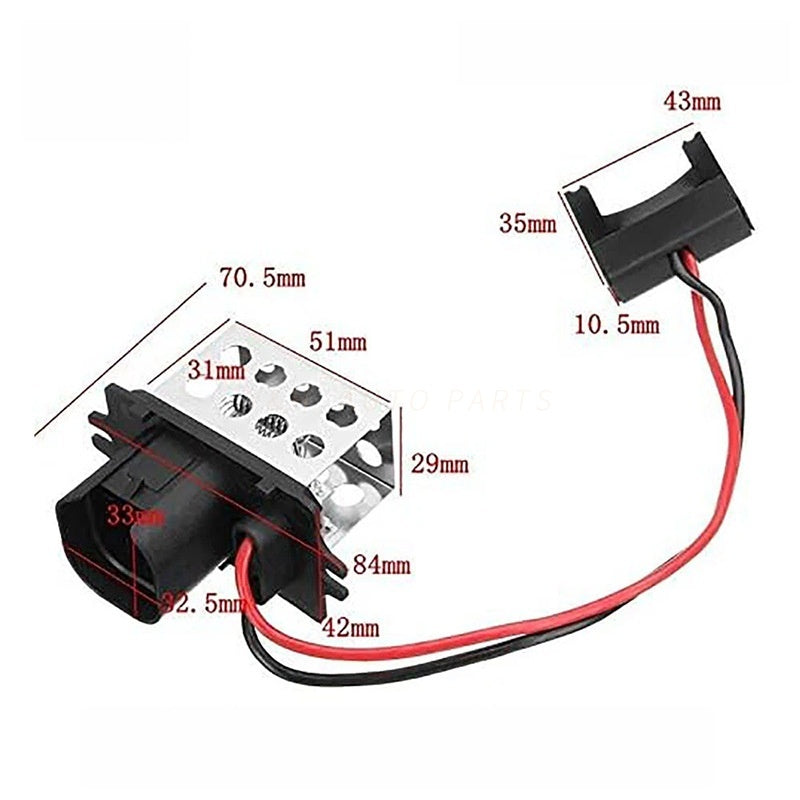 2710000QAC 7701034875 Blower Motor Resistor
