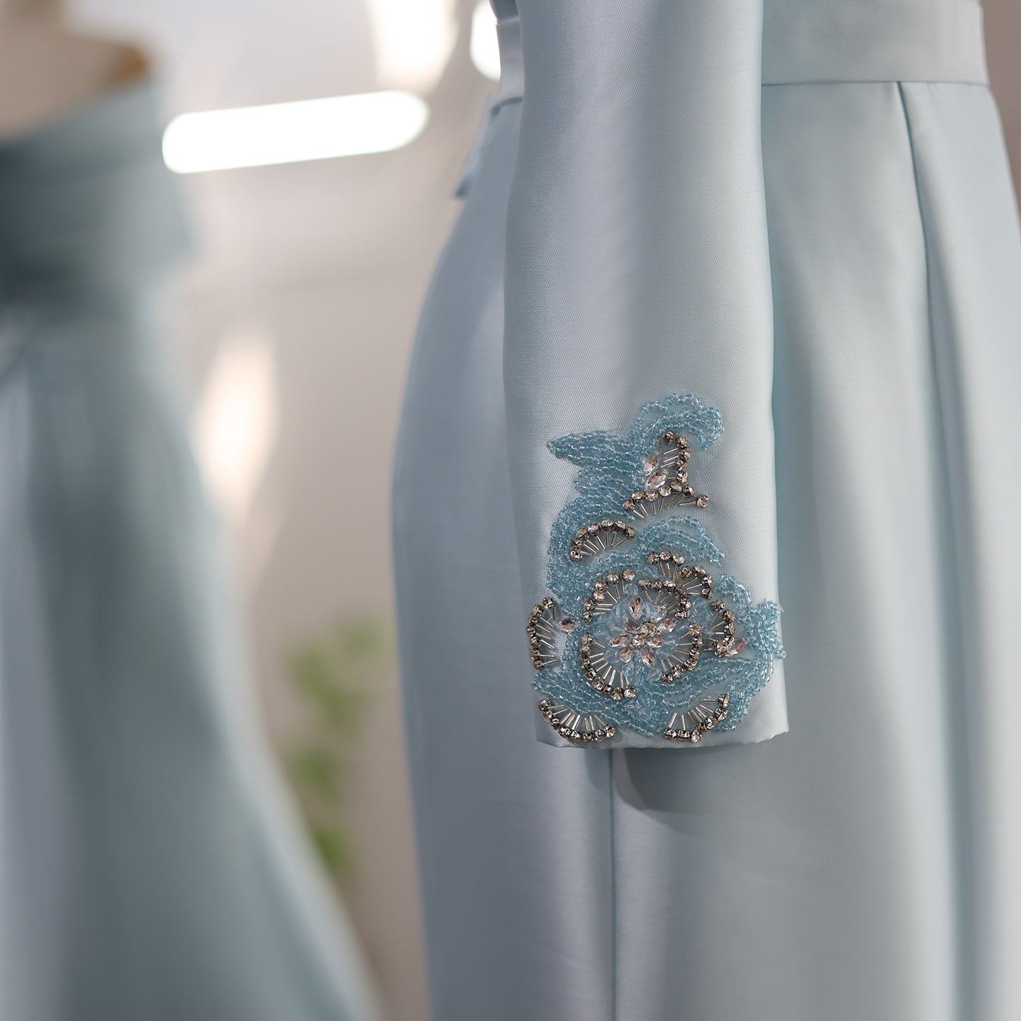 Elegant Yellow One Shoulder Mermaid Evening Dress SS414