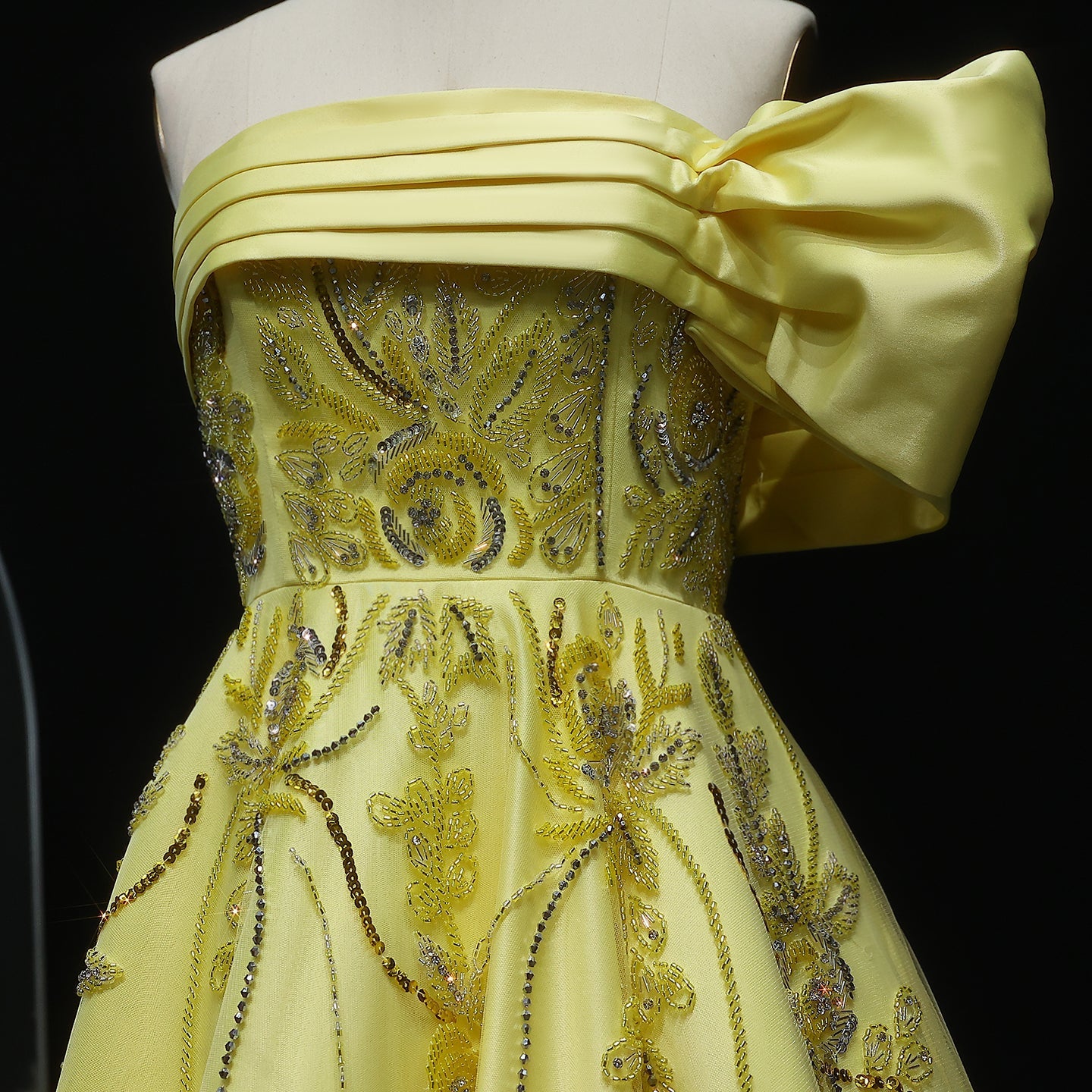 Elegant Fuchsia One Shoulder Evening Dress SS567