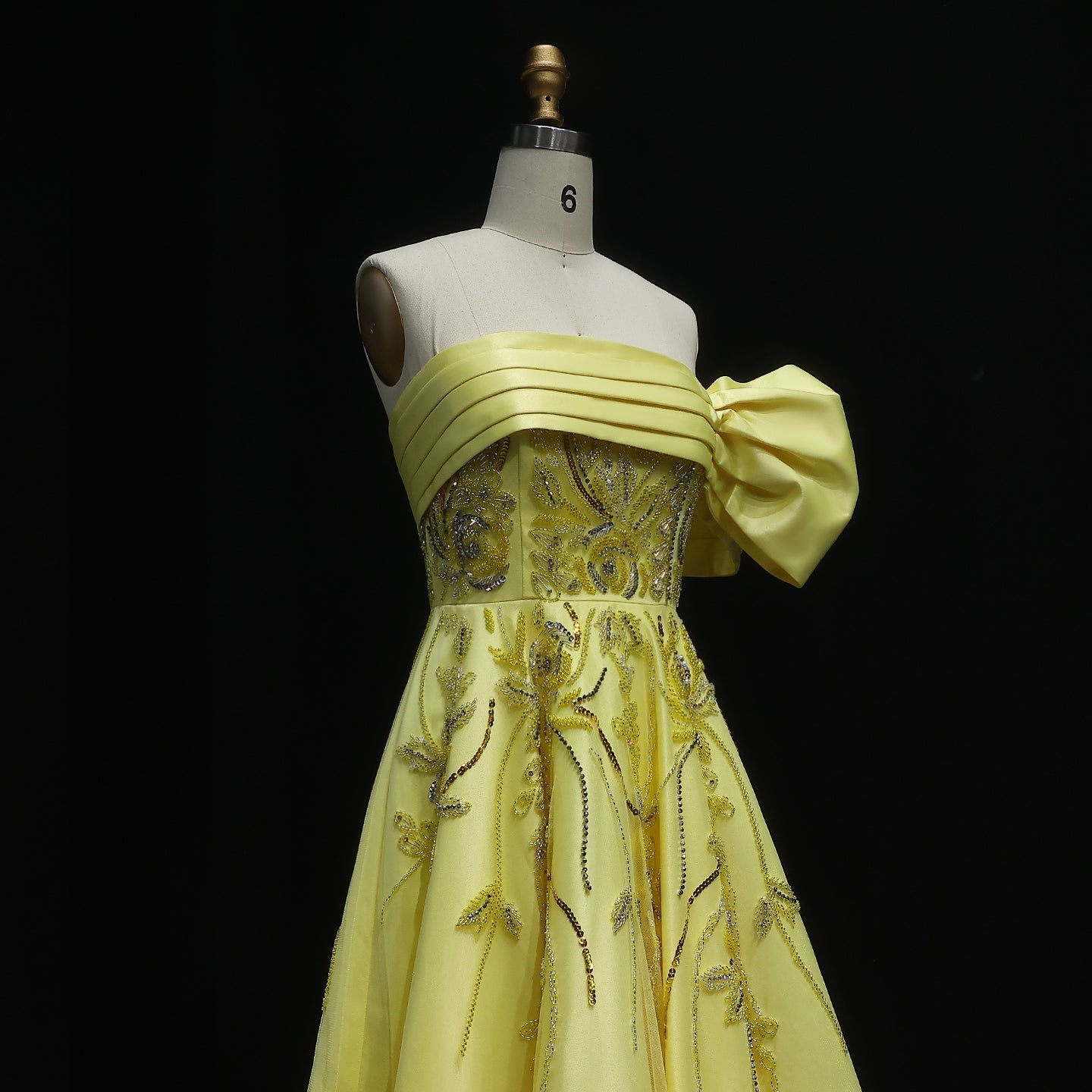 Elegant Fuchsia One Shoulder Evening Dress SS567