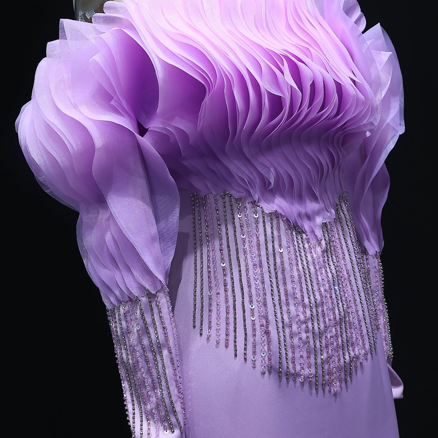 Elegant Off the Shoulder Lilac Evening Dress XD-006