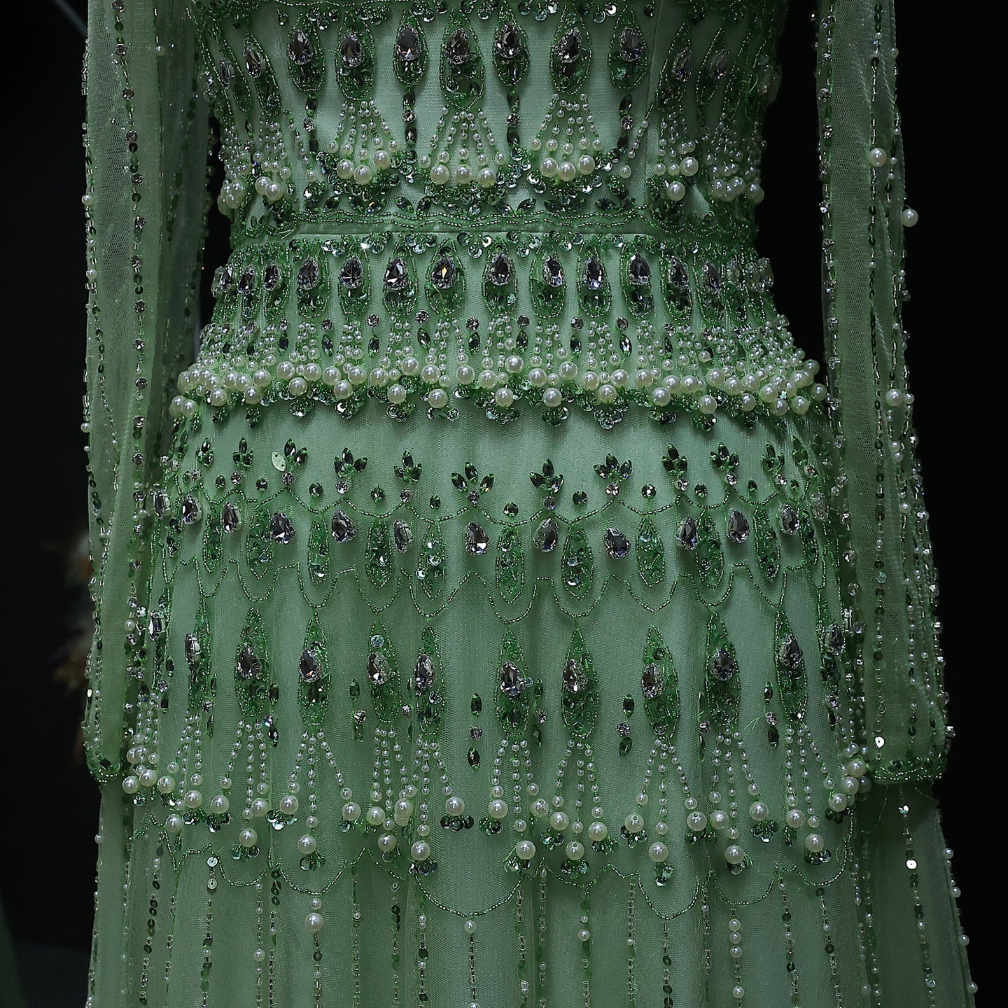 Elegant Off Shoulder Sage Green Evening Dress SS588