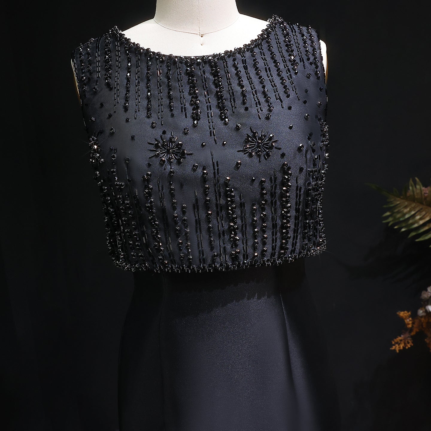 Luxury Rhinestones Silver Midi Evening Dress SS277