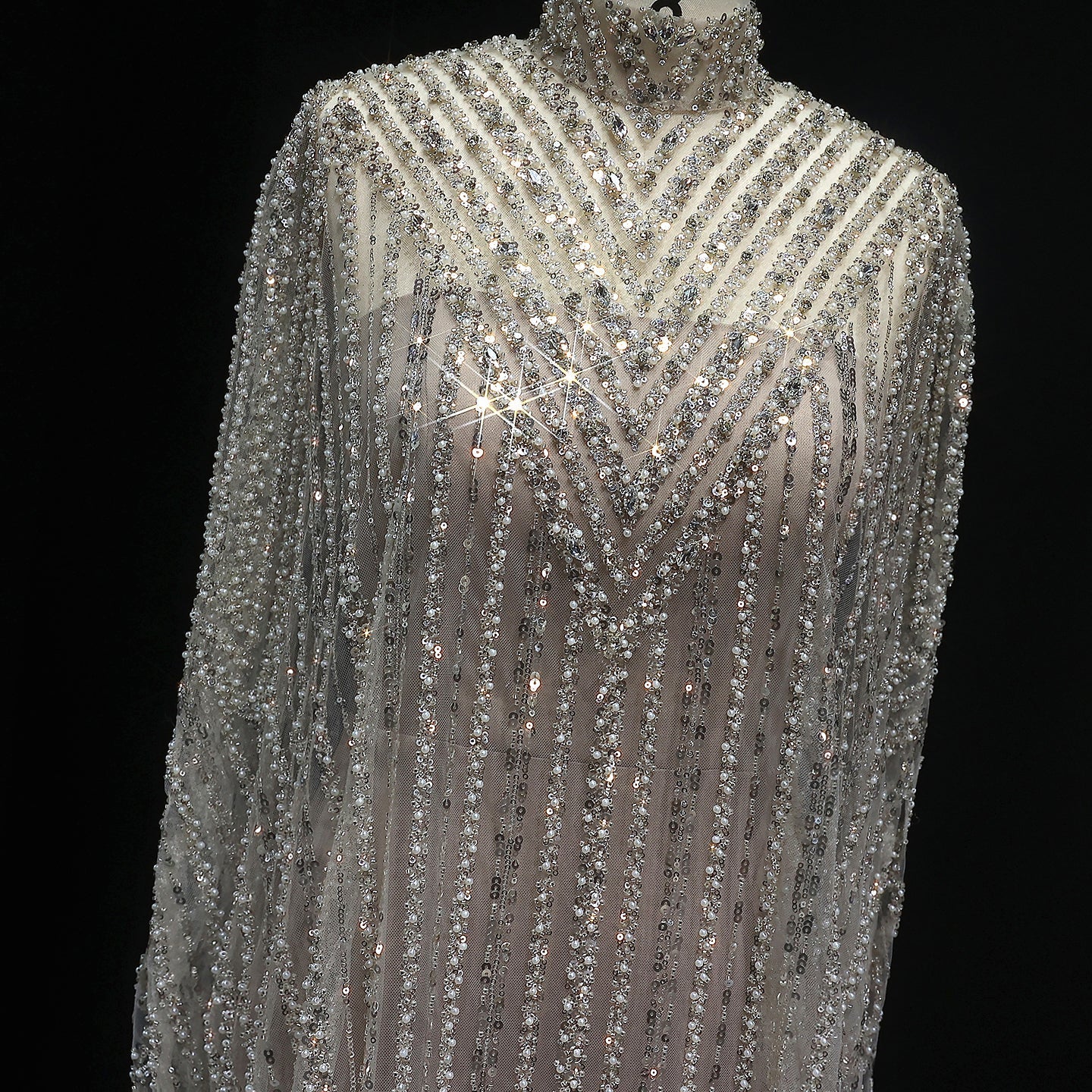 Luxury Dubai Kaftan Arabic 2 Pieces Evening Dress SS691