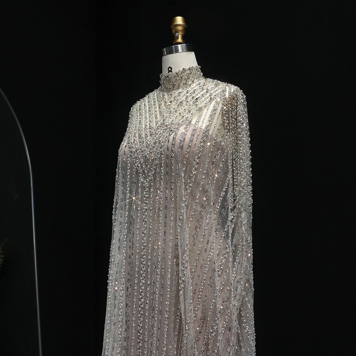 Luxury Dubai Kaftan Arabic 2 Pieces Evening Dress SS691