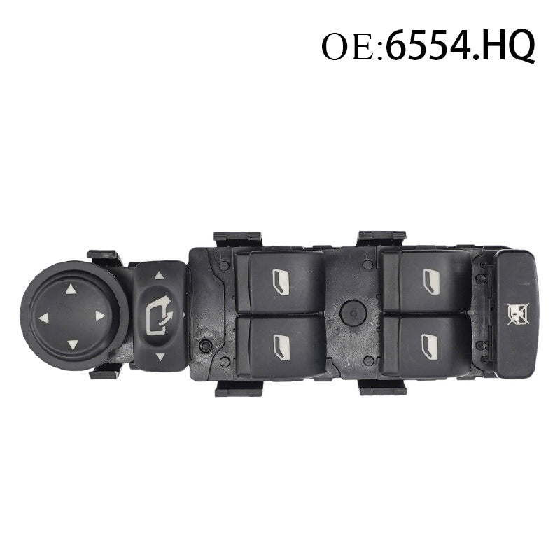 Power Window Switch 6554.HQ Compatible with Peugeot Citroen C4 2004-2015