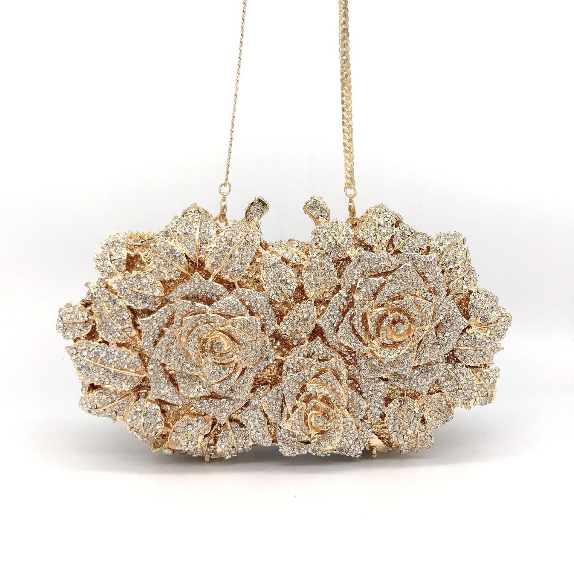 Rose-Shaped Party Clutch