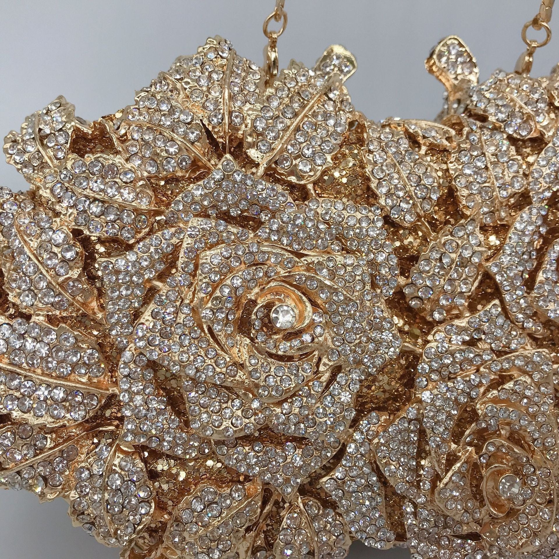 Rose-Shaped Party Clutch