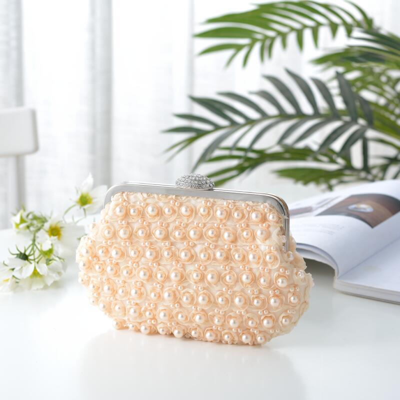 Rosaline Pearl Clutch