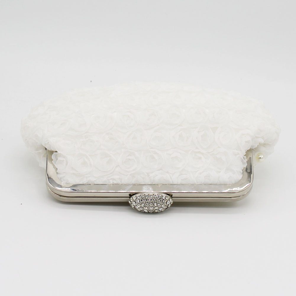 Rosaline Pearl Clutch
