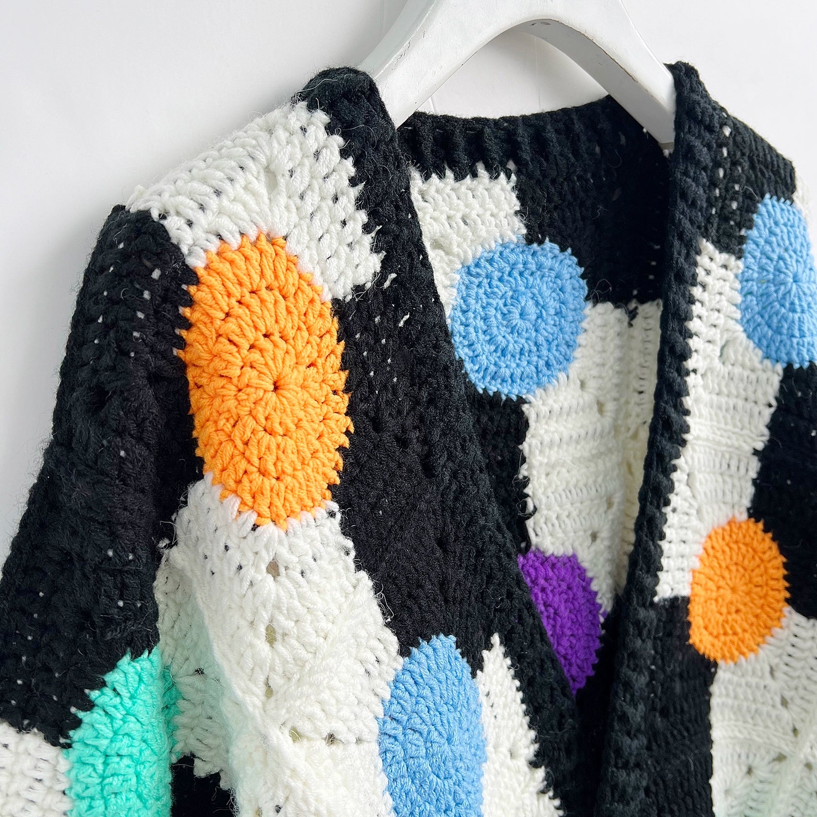 Vintage handmade versatile pure woven sweater
