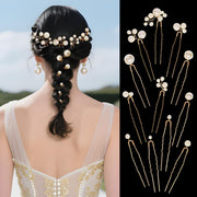 Handmade Pearl Hairpin(12 pieces)