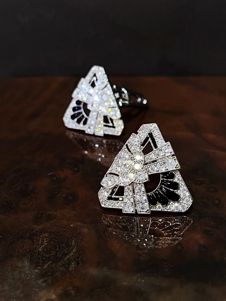 Art Deco Vintage Twin Heirloom Brooch