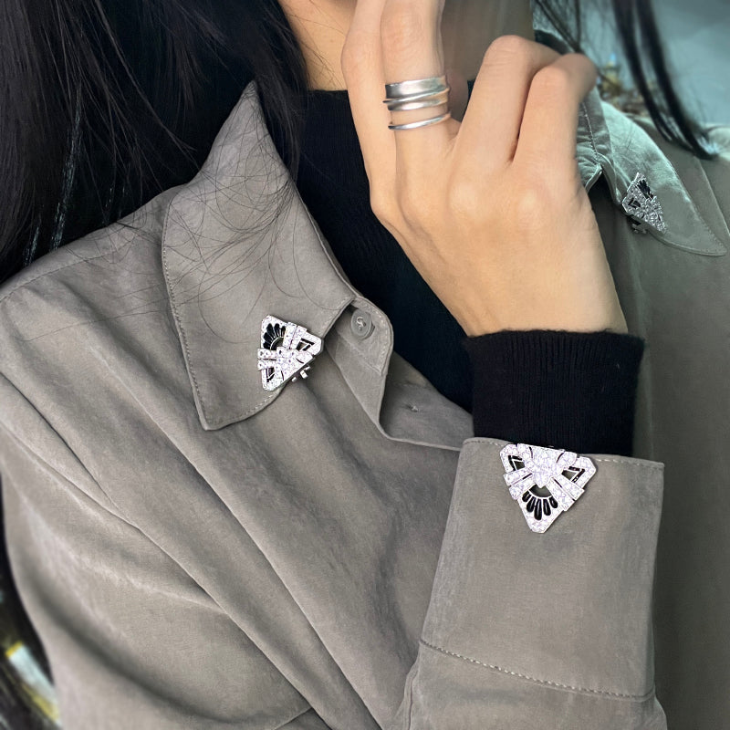 Art Deco Vintage Twin Heirloom Brooch