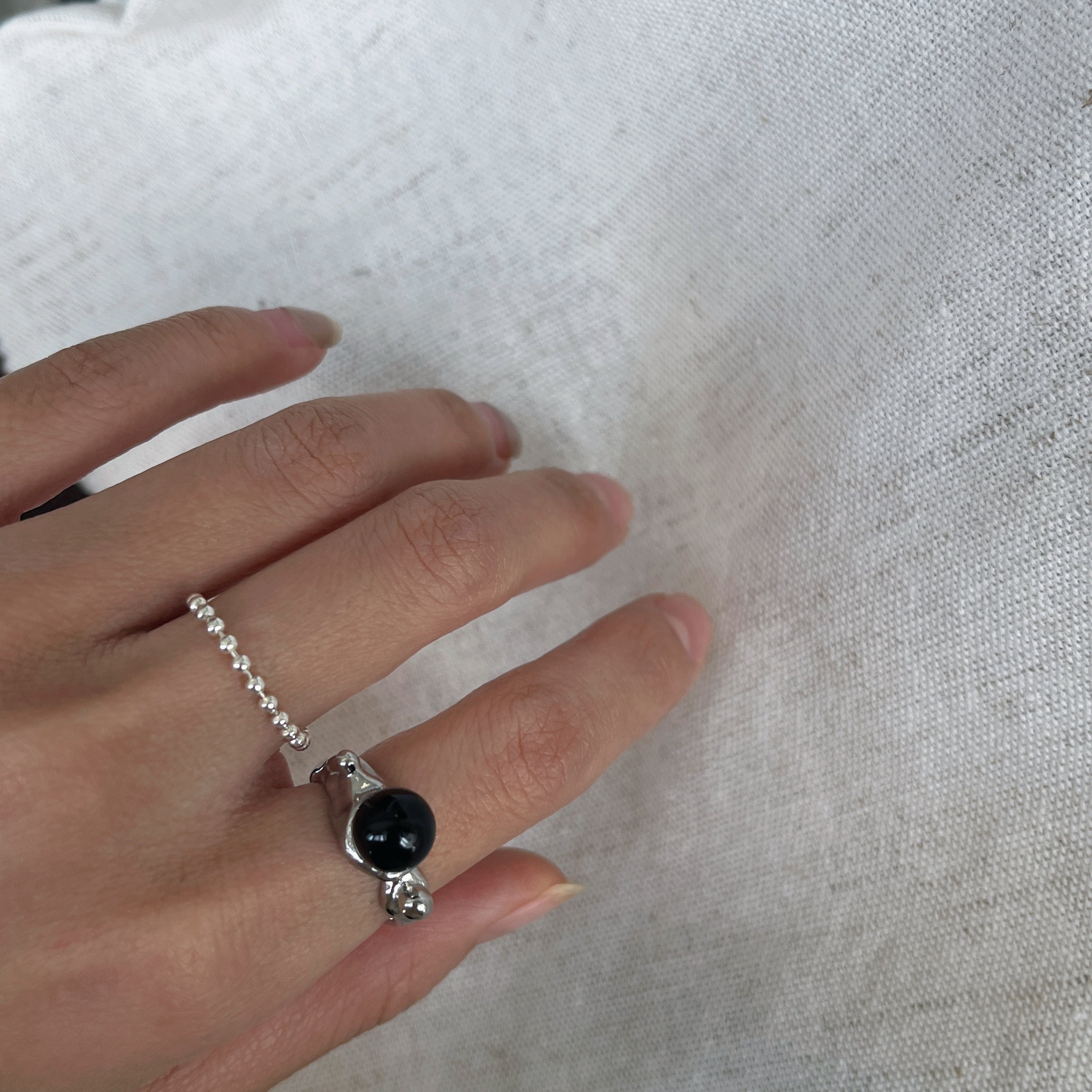 Vintage Onyx Elegance Jewelry Set