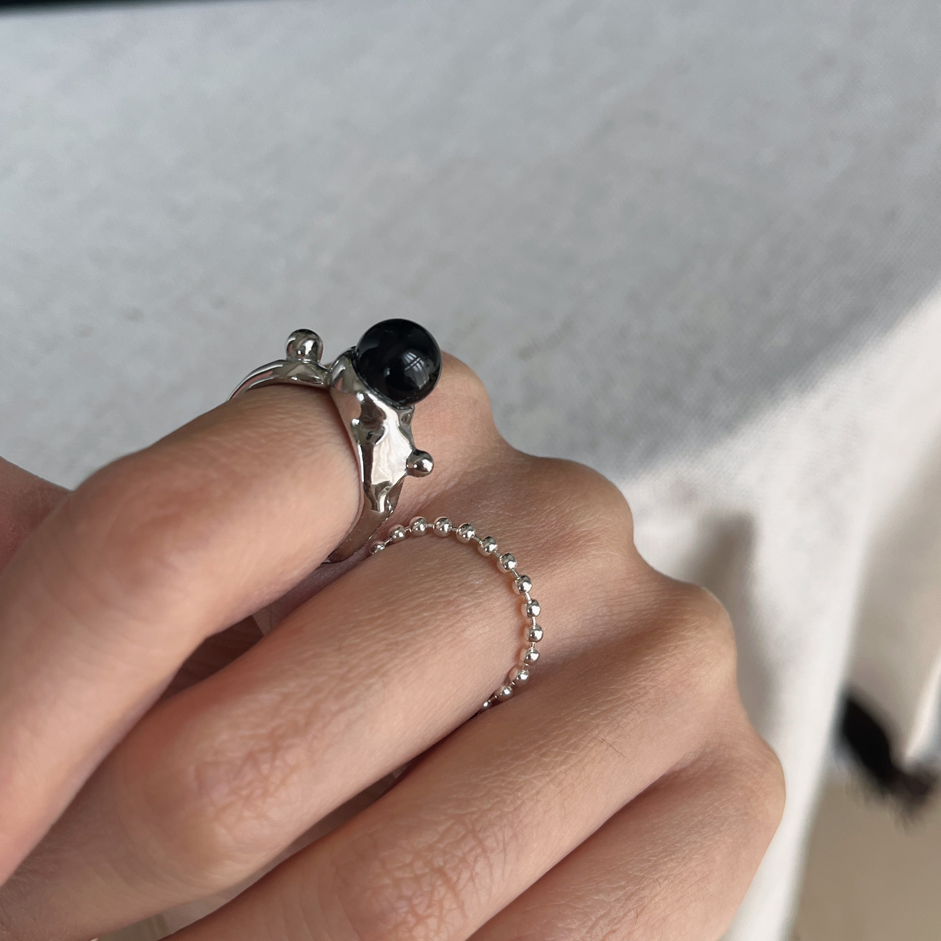 Vintage Onyx Elegance Jewelry Set