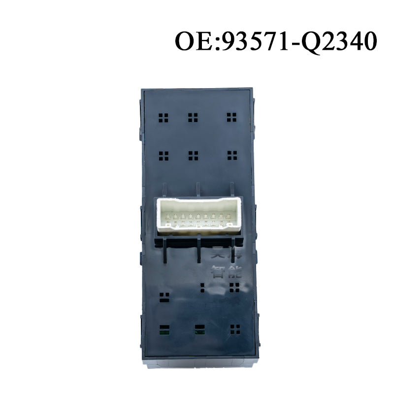 Power Window Switch 93571-Q2340 / Q2340, Compatible with Kia (Left / Driver Side)