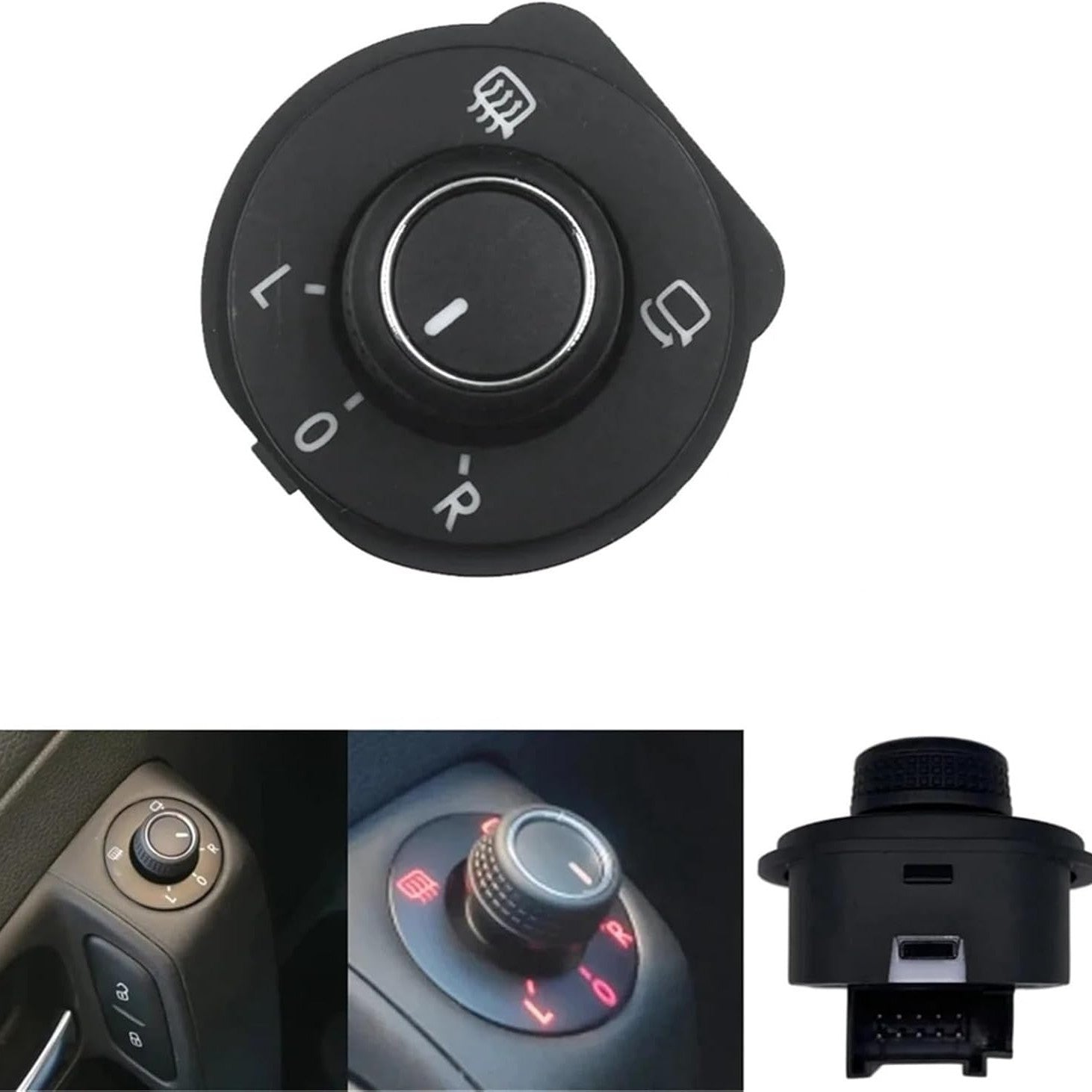 Mirror Switch 6RD959565D, Compatible with Volkswagen (Rear)