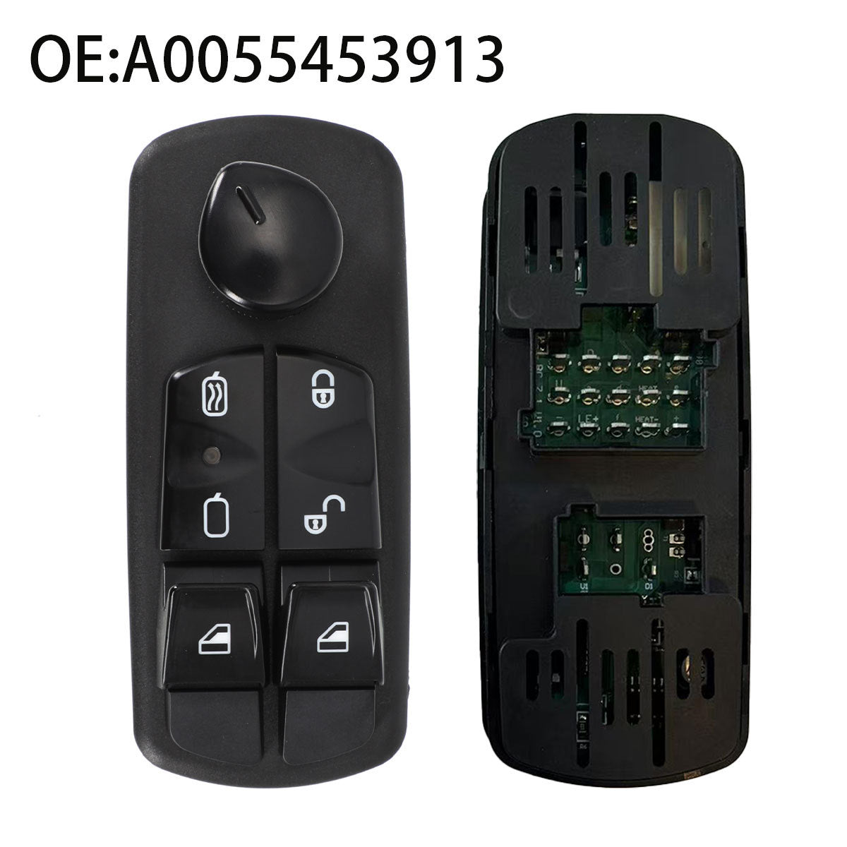 Automotive Switch A0055453913 / 2014-18, Compatible with Mercedes-Benz, 2014-18