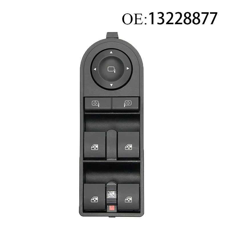 Power Window Switch 13228877 / 1322887704, Compatible with Opel, 2004-2015