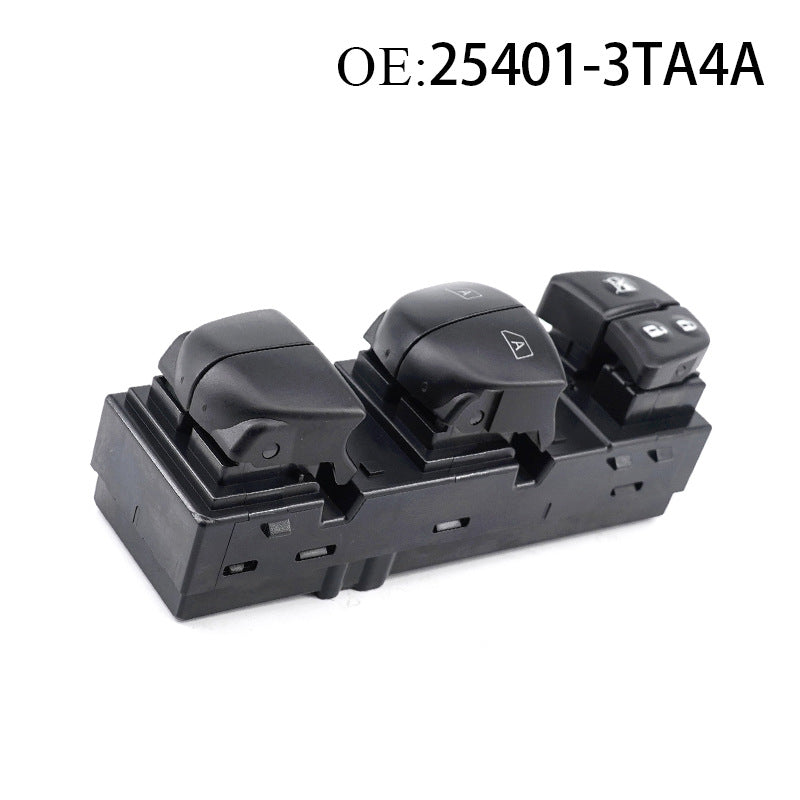 Power Window Switch 25401-3TA4A / 3TA4A, Compatible with Nissan