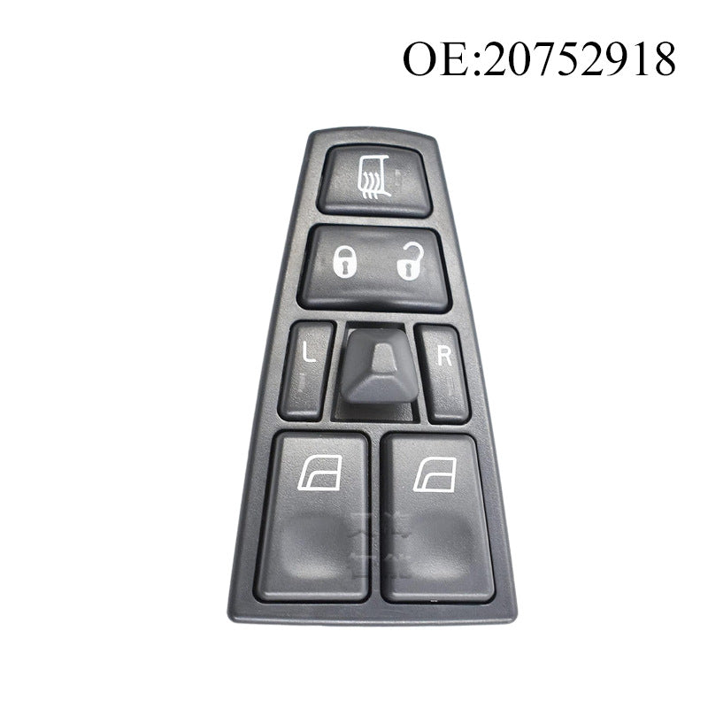 Power Window Switch 20752918 / 2075291824V, Compatible with Volvo (Left / Driver Side)