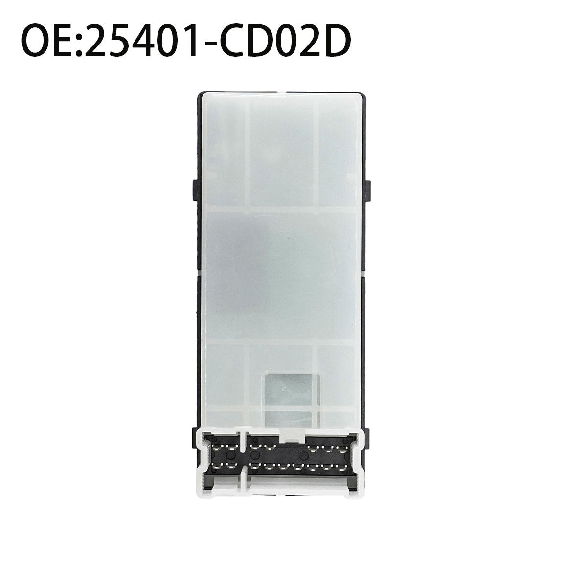Power Window Switch 25401-CD02D / 0308350Z, Compatible with Nissan, 2003-2008