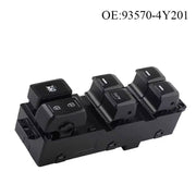 Power Window Switch 93570-4Y201 / 1517RIO, Compatible with Kia, 2015-2017