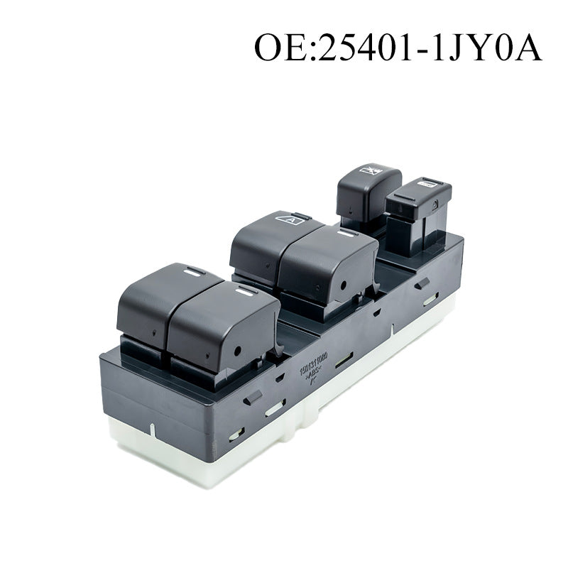 Power Window Switch 25401-1JY0A / 1JY0A, Compatible with Nissan, 2008-2010