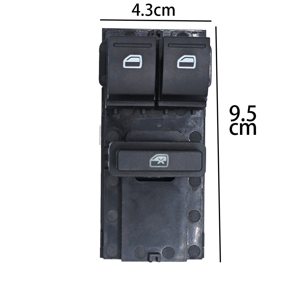Power Window Switch 6RF959858C / 6RF959858C2015, Compatible with Volkswagen, 2015-2022