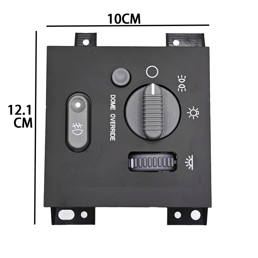 Headlight Switch 15029237 / 1502923798, Compatible with Chevrolet, 1998-2005
