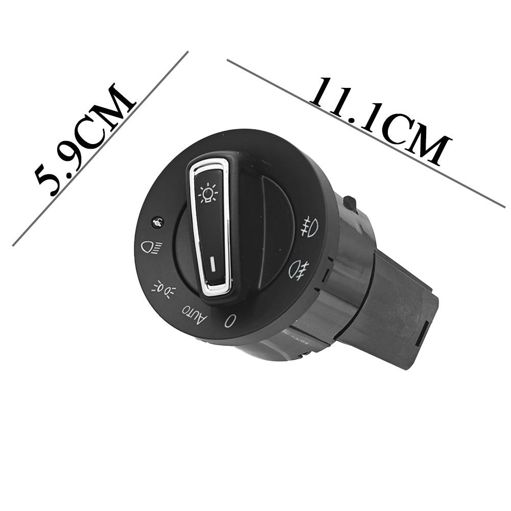 Headlight Switch 18D941531D / 18D941531D98, Compatible with Volkswagen, Golf, Passat