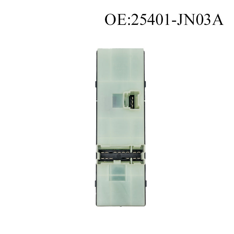 Power Window Switch 25401-JN03A / JN03A, Compatible with Nissan (For Left-Hand Drive)