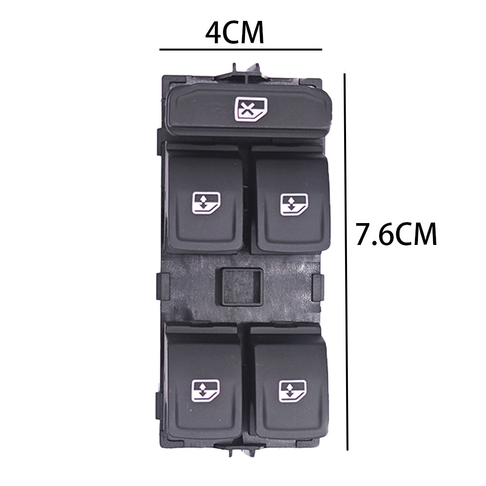 Power Window Switch 5E0959857E, Compatible with Volkswagen, Skoda