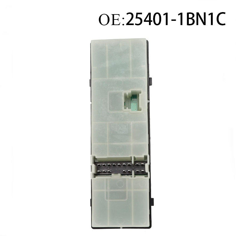 Power Window Switch 25401-1BN1C / 1BN1C, Compatible with Nissan (Left / Driver Side)