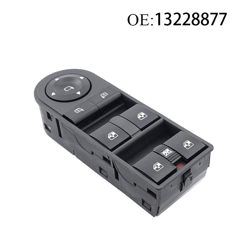 Power Window Switch 13228877 / 1322887704, Compatible with Opel, 2004-2015