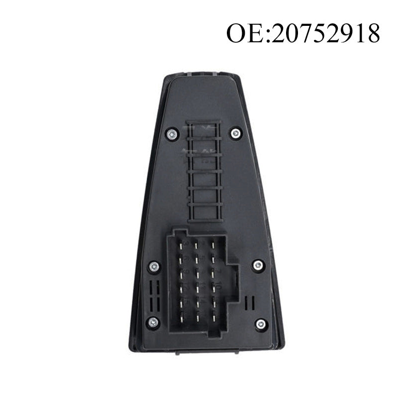 Power Window Switch 20752918 / 2075291824V, Compatible with Volvo (Left / Driver Side)