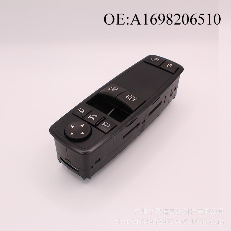 Power Window Switch A1698206510, Compatible with Mercedes-Benz (Left / Driver Side)