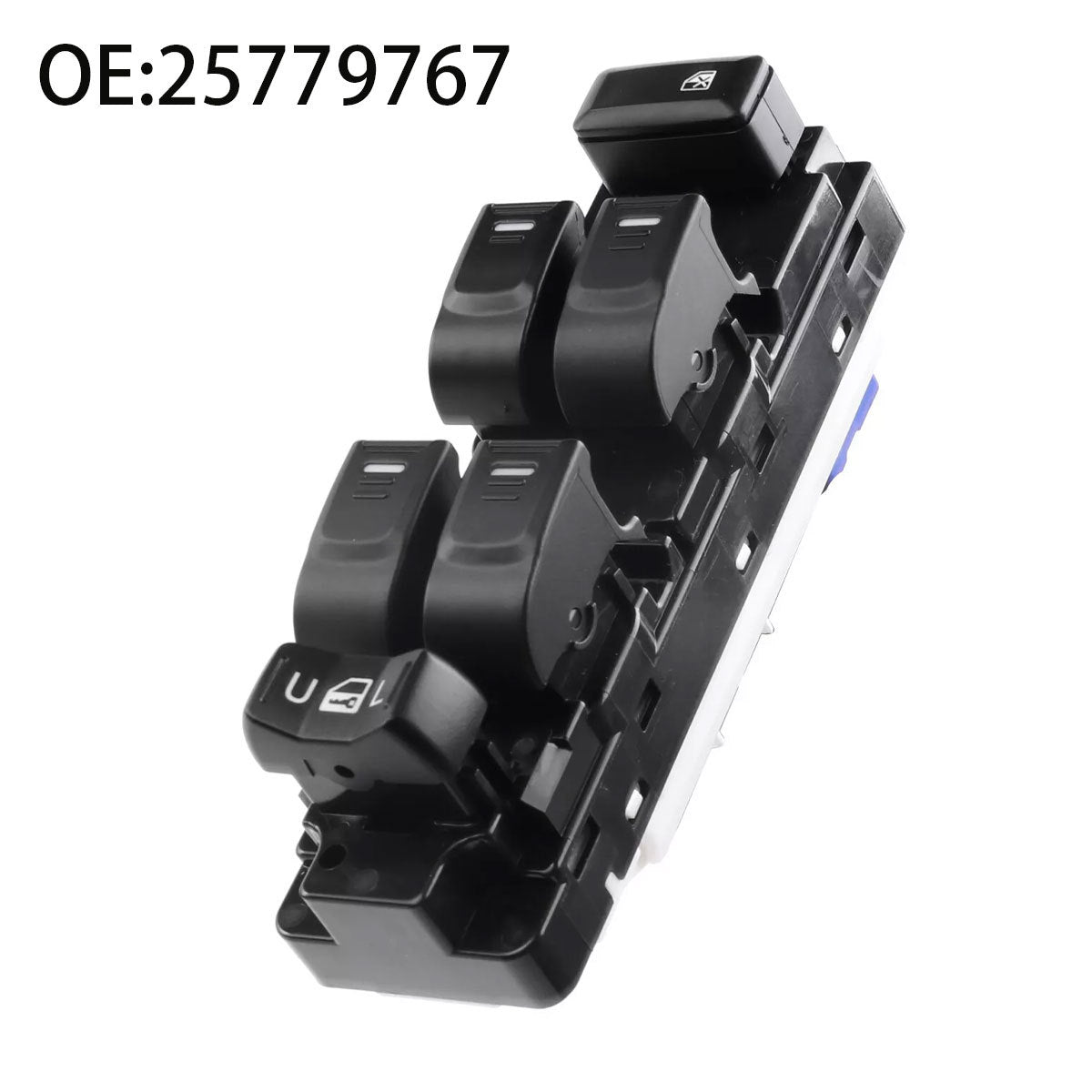 Power Window Switch 25779767 / 2577976708, Compatible with Chevrolet, 2008-2012